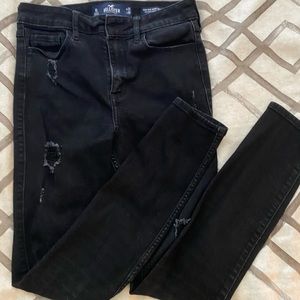 Hollister ripped jeans Skinny high rise jeans.